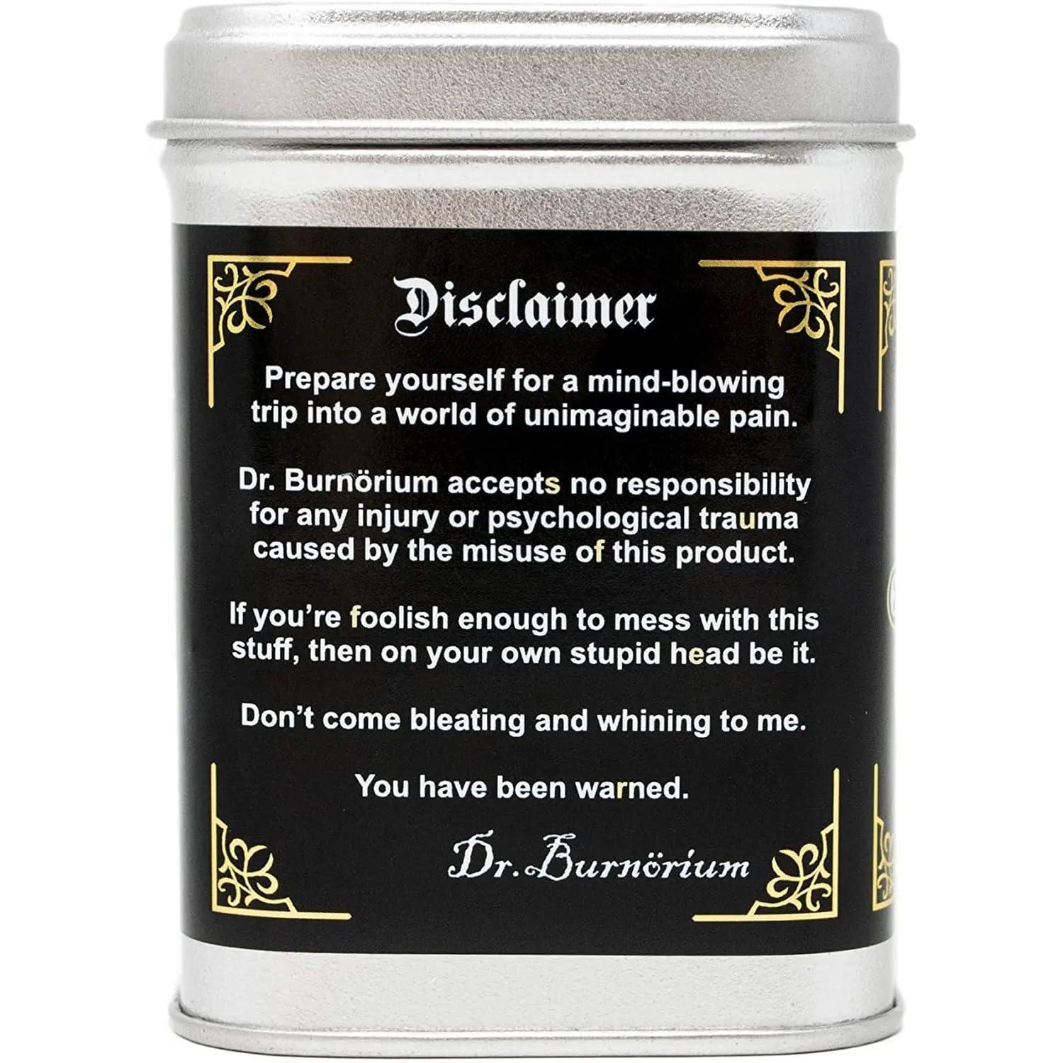 Psycho Juice Dr Burnorium Psycho Serum 30ml 6.4 Million Scoville Capsaicin Extract Ultra Hot