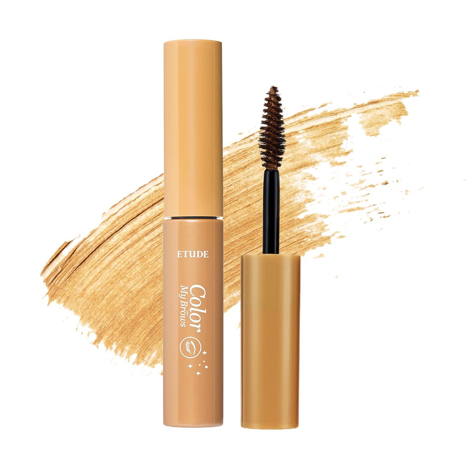 ETUDE ETUDE Color My Brows 4.5g - Blondie Brown | Beeswax & Carnauba Wax | Eyebrow Mascara, Quickly Fixing Natural Eyebrow Makeup with Care Effect | Korean Makeup, Kbeauty, Perfect for Gift