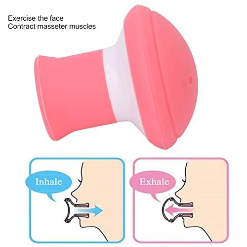 FILFEEL Face Exerciser, Facial Yoga for Skin Tighten Firm, Jaw Exerciser Trainer, Face Lifting, Tightening Nasolabial Folds, Double Chin Breathing Exercise Device, Removal Shaping Slimming Tool