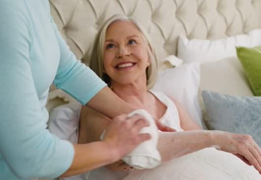 No-Rinse No-Rinse Body Wash, 8 fl oz - Leaves Skin Clean, Moisturized and Odor-Free, Rinse-Free Formula (Pack of 2)