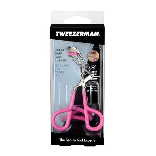 Tweezerman Tweezerman Neon Great Grip Eyelash Curler, Pink, 0.3 Oz