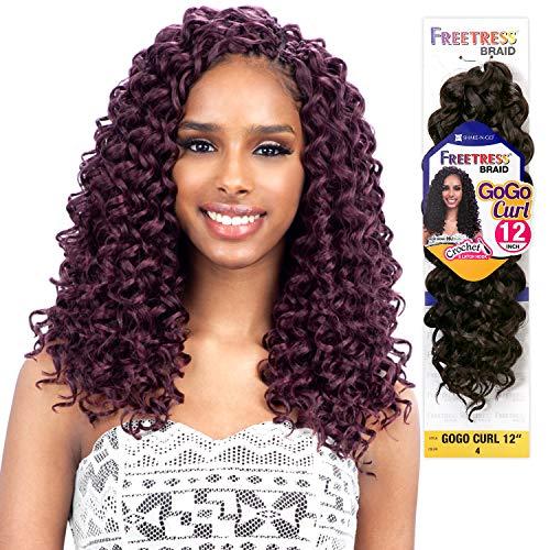 FreeTress Braids GOGO CURL 12" (530) - Freetress Synthetic Braid Crochet Bulk Braiding Hair