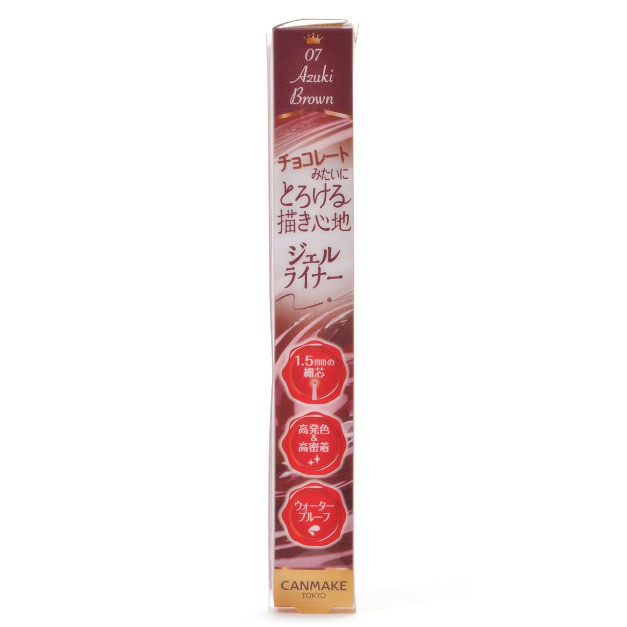 CANMAKE CANMAKE Creamy Touch Liner 1.5mm Slim Eyeliner (0.09 g) (07 Azuki brown)