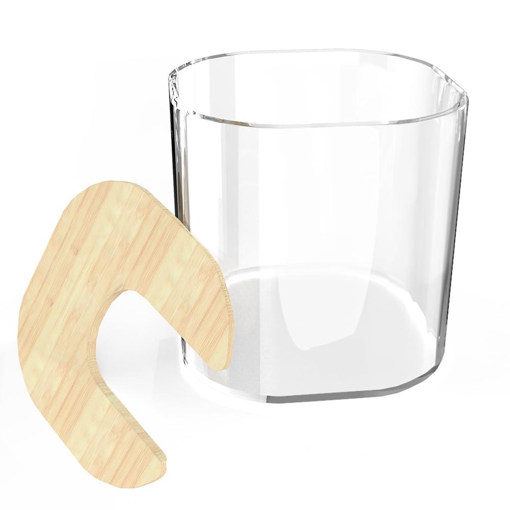 MirageCover MirageCover Bamboo Shaver Rinse Stand Compatible with Skull Shaver Pitbull Gold PRO Head Shaver