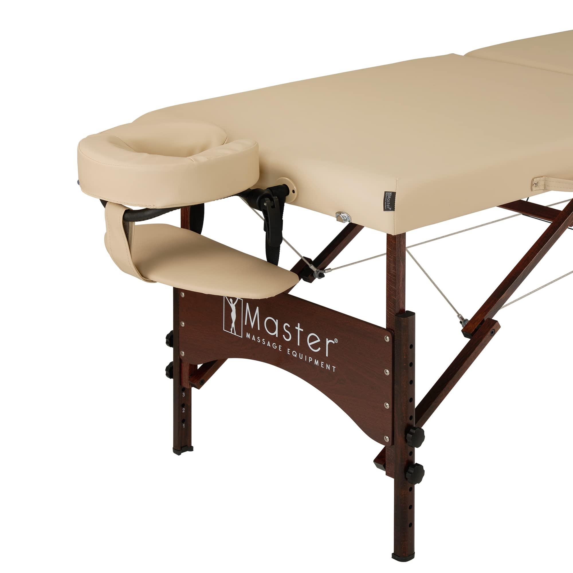 Master Massage MASTER MASSAGE EQUIPMENT 18075 Portable Massage Table, Cream