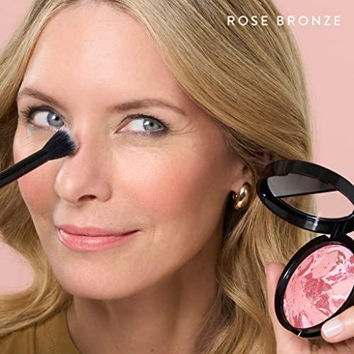 LAURA GELLER NEW YORK LAURA GELLER NEW YORK Baked Blush-n-Bronze Marbleized 2-in-1 Sculpting Bronzer Blush - Rose Bronze - Contour Face with a Radiant Flush