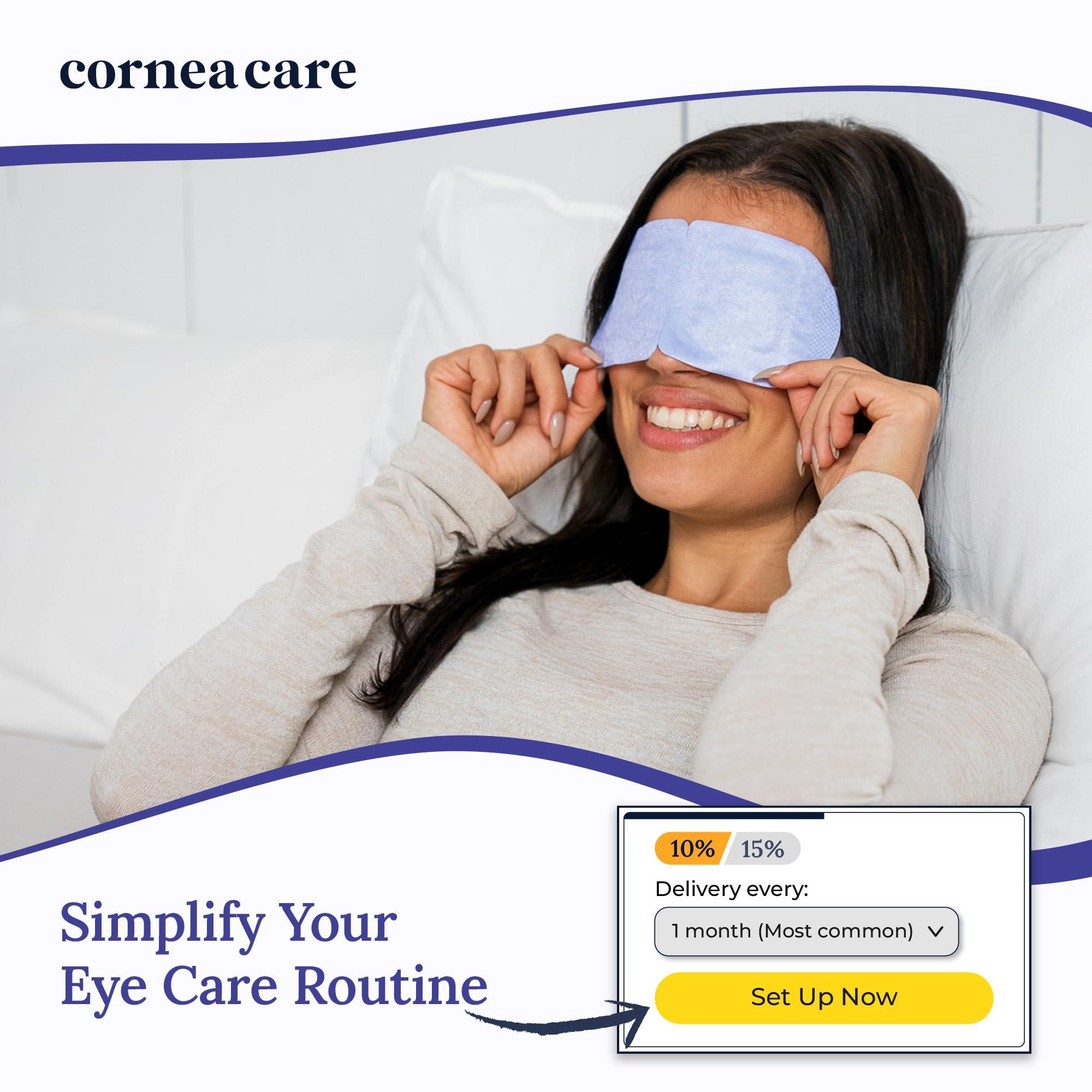 CorneaCare CorneaCare Rest: Self Heating Warm Compress for Dry Eyes | Heated Eye Mask for Fast Relief | No Microwave or Washcloth Needed | Travel Ready | 30 Count | FSA & HSA Eligible