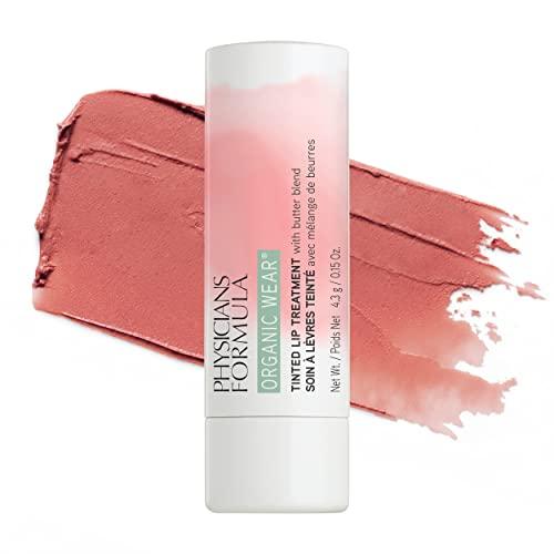 Physicians Formula Physicians Formula Organic Wear Tinted All Natural Lip Balm Treatment Tickled Pink | Dermatologist Tested, Clinicially Tested