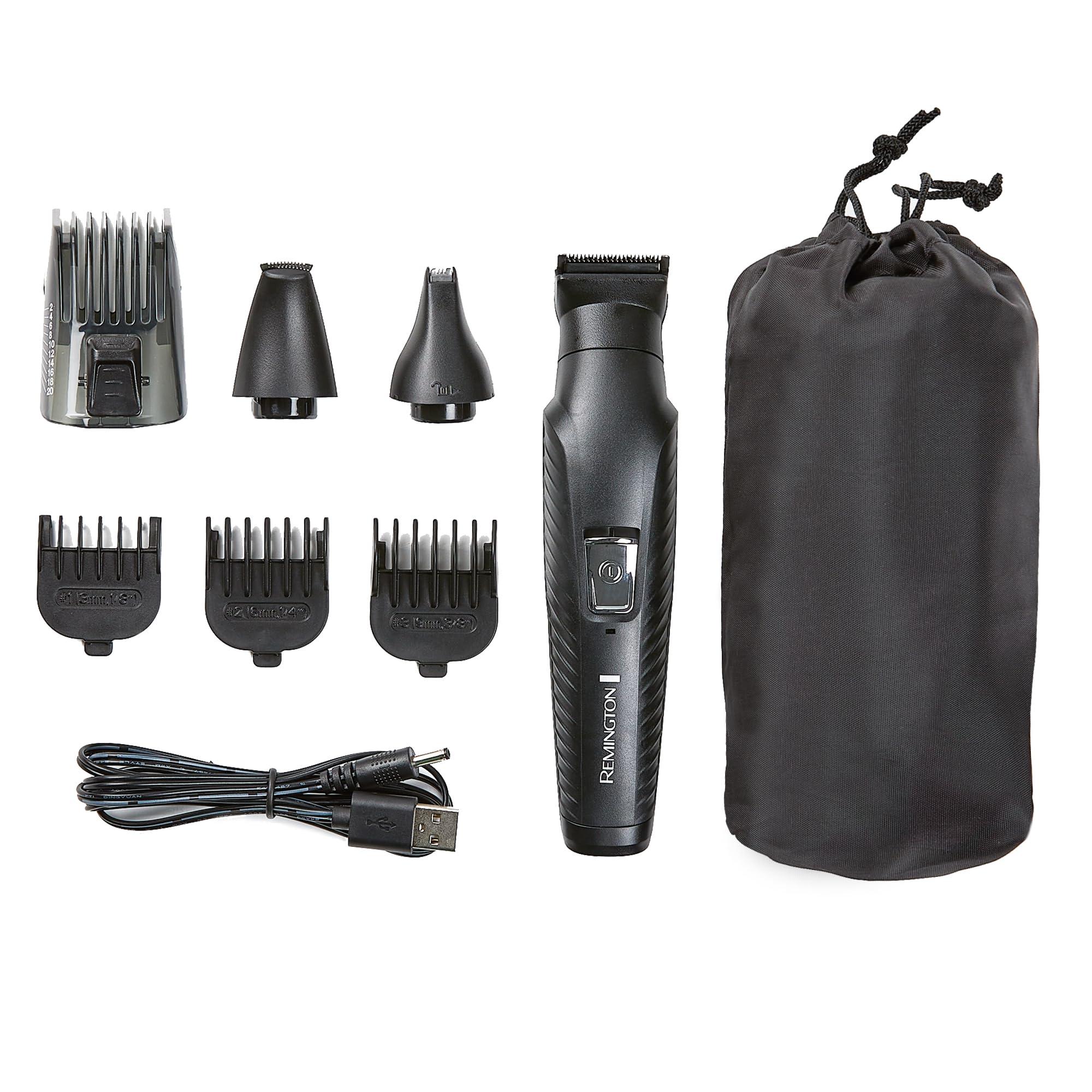 Remington Remington All-in-One Groomer 10 Pcs. Grooming Kit with 16 Length and Style Settings, Up to 70 Minute Runtime for Premium Performance with Smooth Glide Comfort