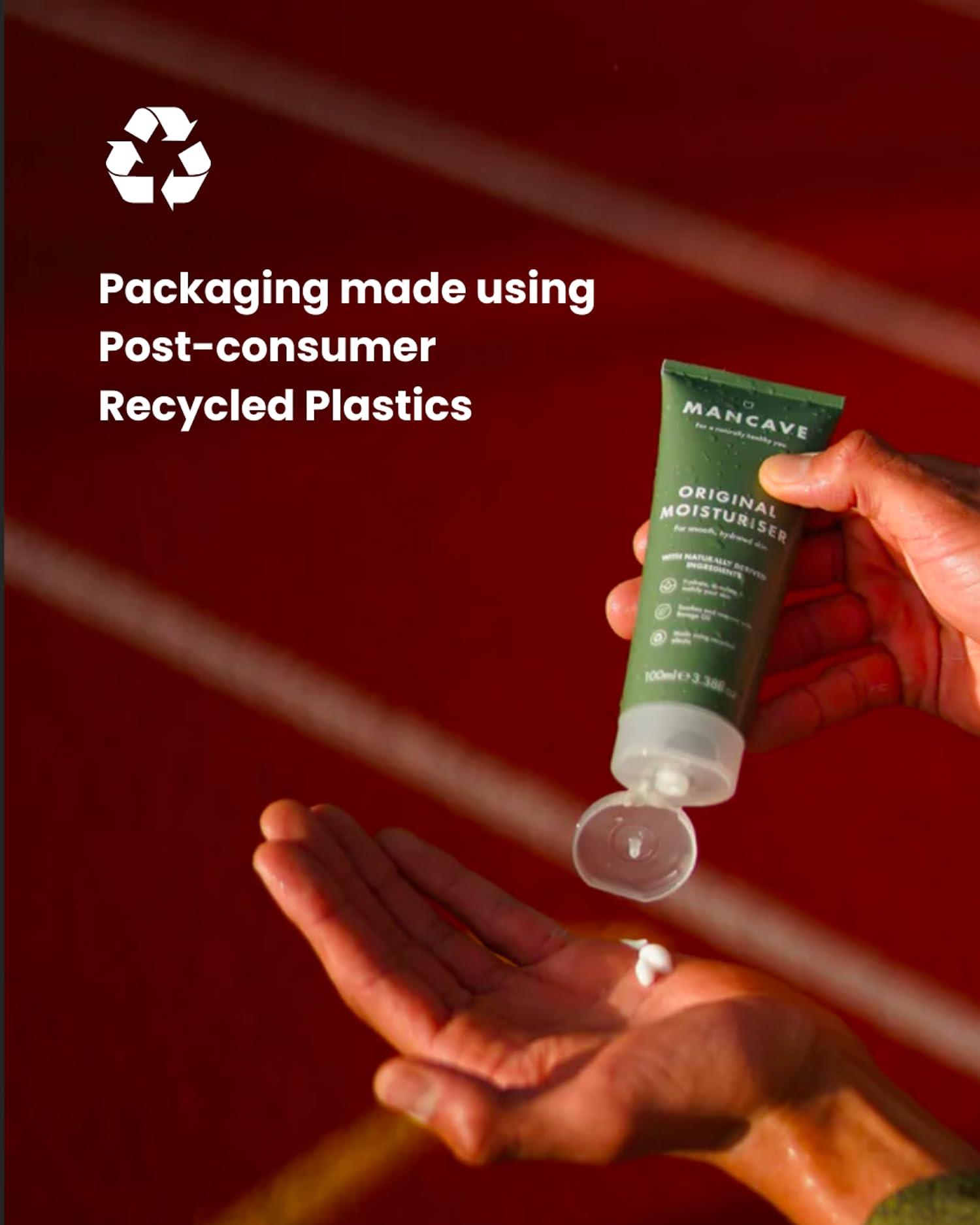 ManCave Mancave Natural Original Moisturiser, 3.38 Ounce