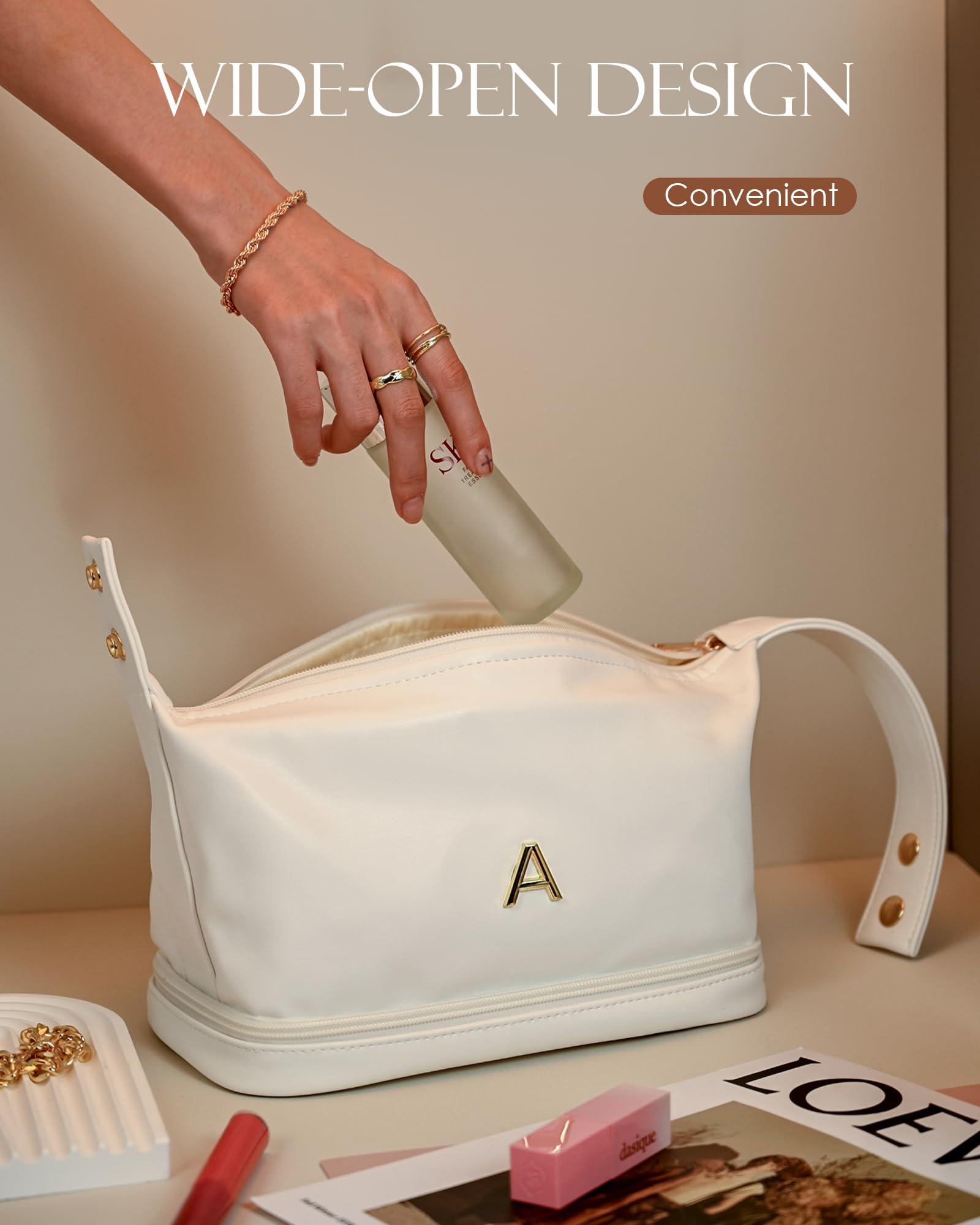 Vogewood Vogewood Initial Large Makeup Bag + Personalized Cosmetic Bag