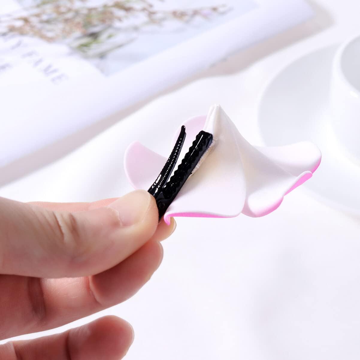 Beaupretty 24pcs Hawaiian Flowers for Hair Hawaiian Decorations Plumeria Hair Clip Flower Hair Clips