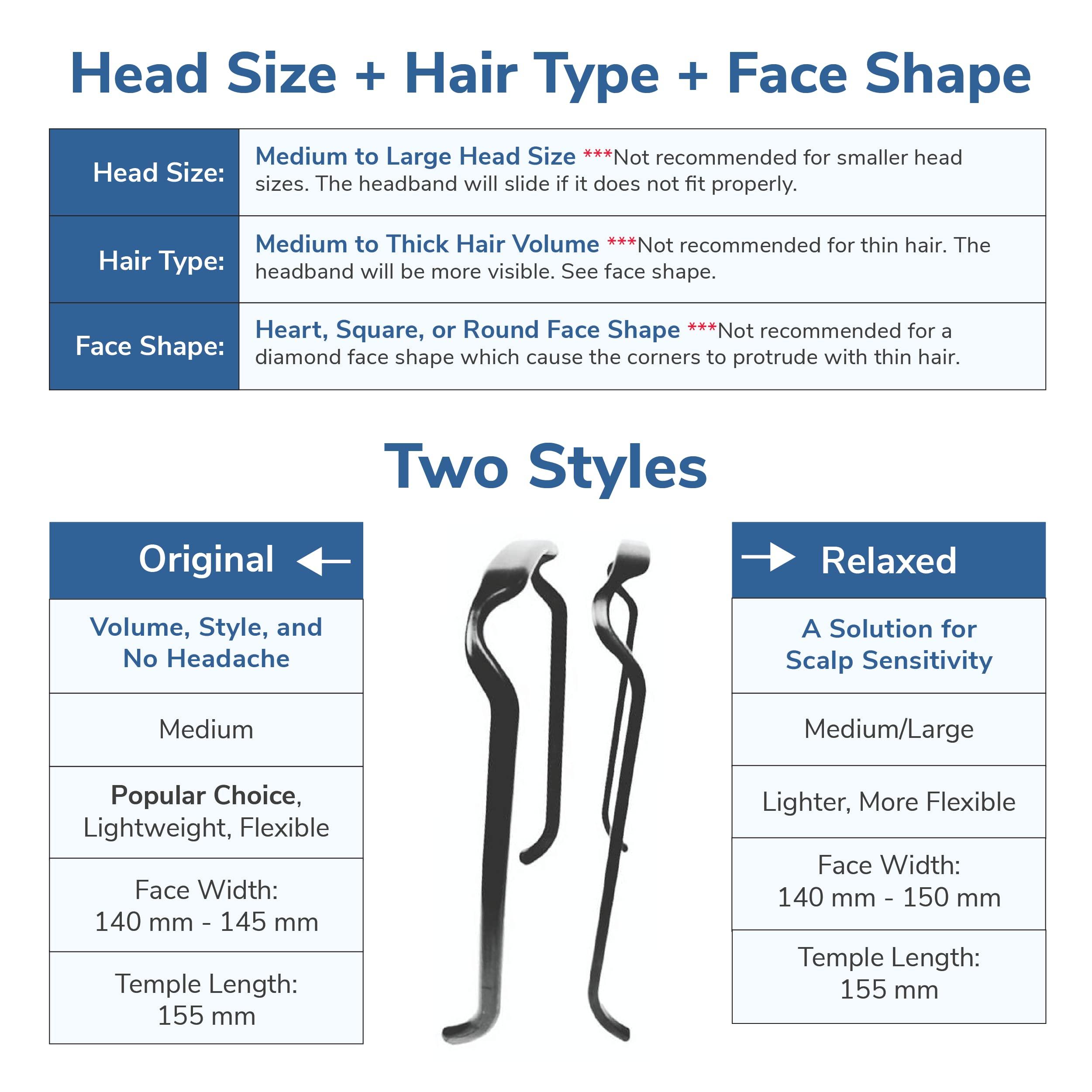 Zazzy Bandz Zazzy Bandz - Curly Thick Hair - Medium Headband - Hand-Wrapped Solids (Original, Red)