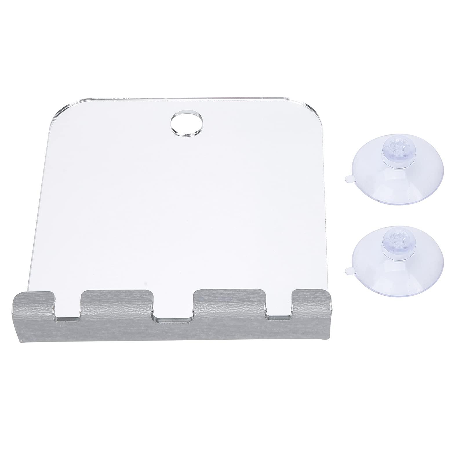 Saluaqui Saluaqui Fogless Shaving Mirror with Hook, Shower Mirror Anti Fog for Closer Shave, Made of ABS Material Shower Mirror Fogless Suction, suitable for family