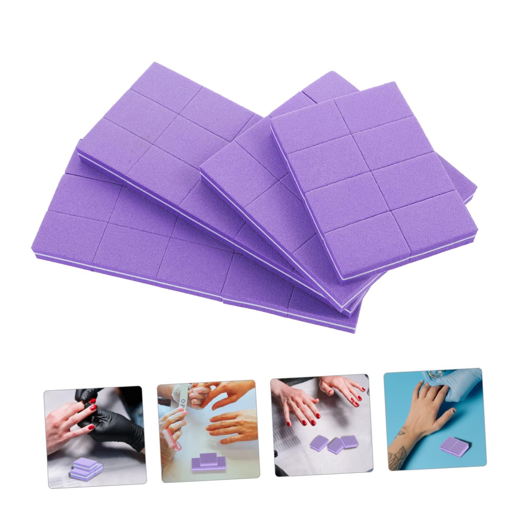 PLAFOPE PLAFOPE Professional Manicure Kit 50pcs Nail File Buffer Block Sponge Nail Buffers Fingernail Files Buffer Nail Buffing Block for Acrylic Nails