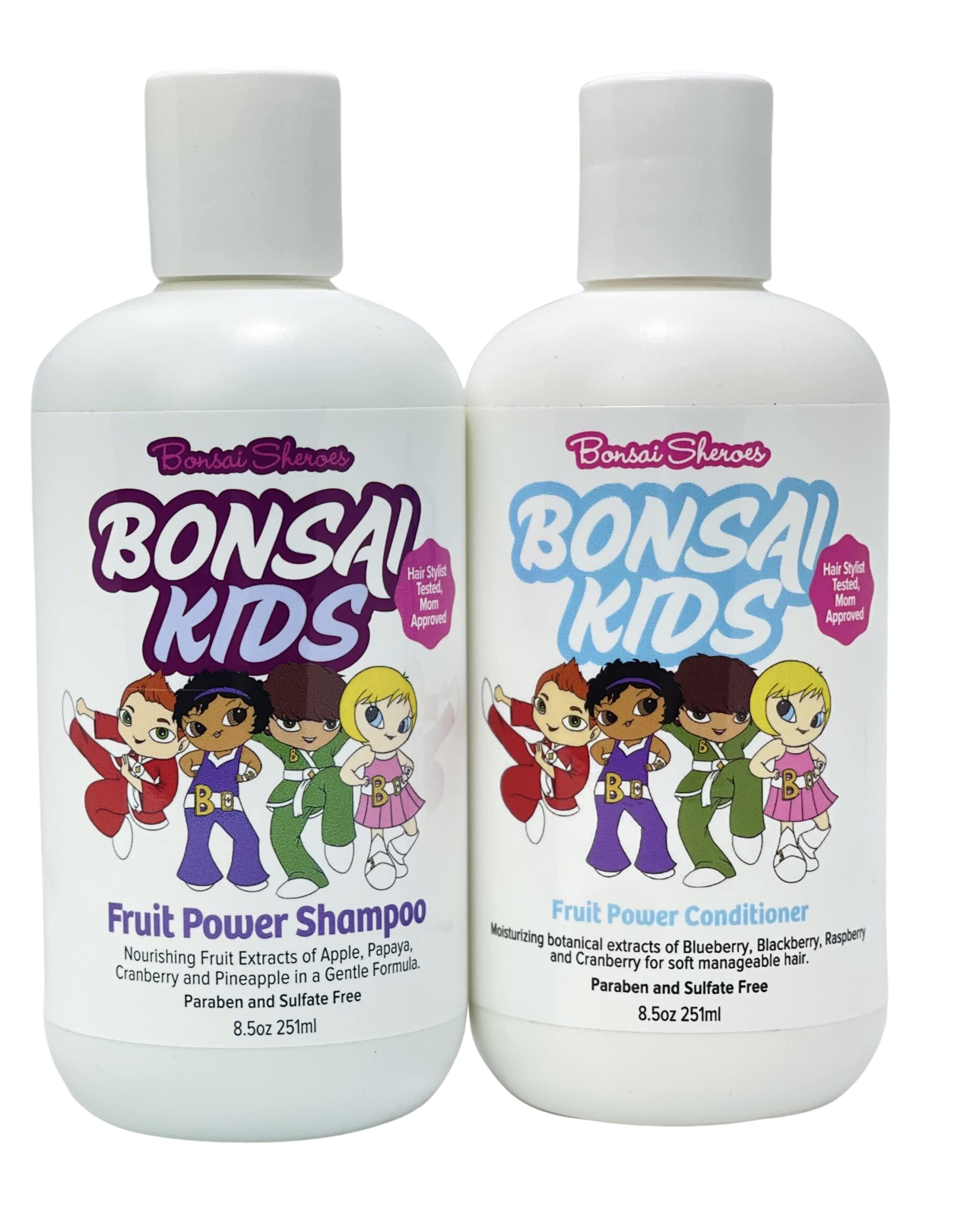 Bonsai Kids Hair Care Bonsai Kids Shampoo and Conditioner Bundle - Kids - Toddler - Biracial Hair