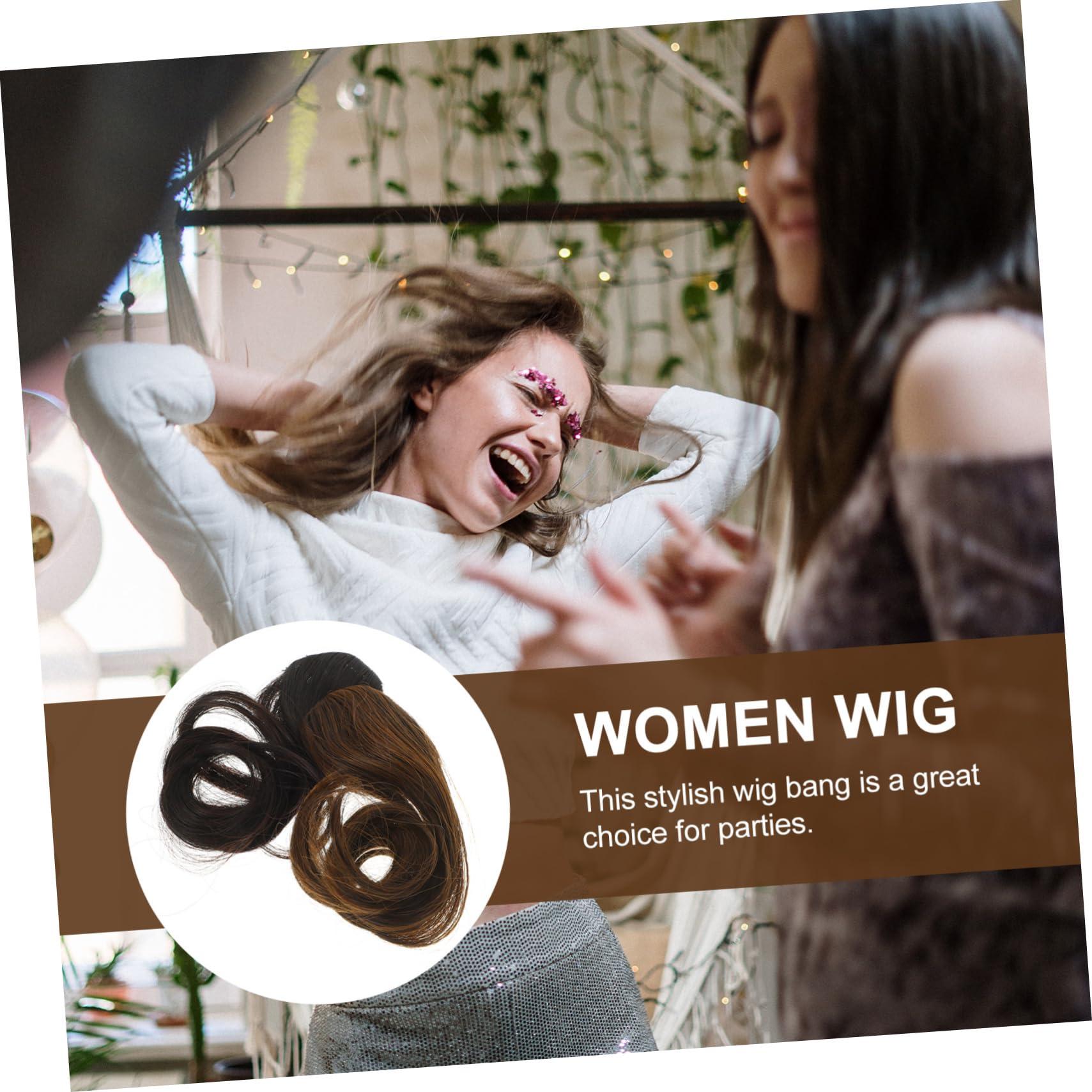 Beavorty Beavorty Wave Side Bang Clip Bangs Hair Clip Curly 6 Pcs Hair Bang Wig Bang Curly Wig Women Wig Hair Accessories