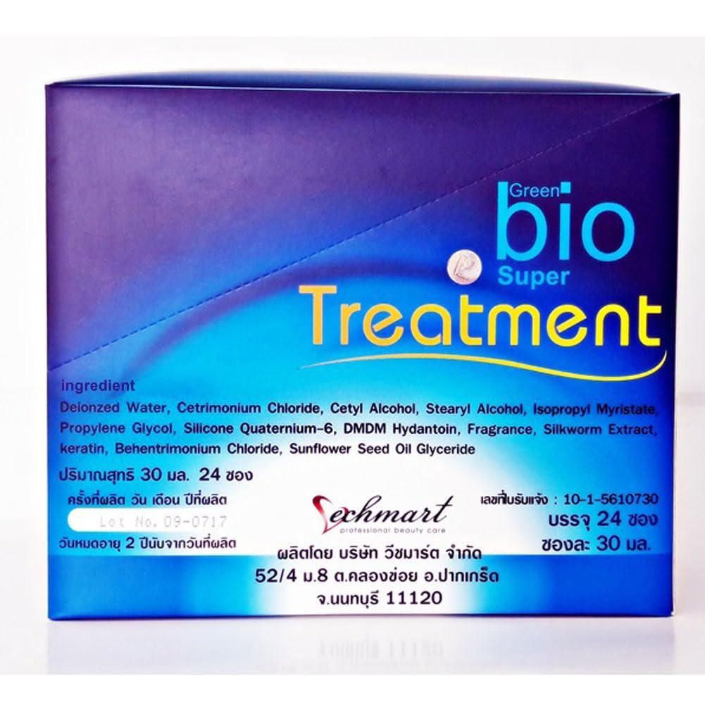 Green Bio Green Bio super treatment 1 box, 24 sachets.Helps adjust hair condition after stretching, dyeing
