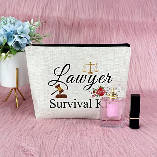 Sfodiary Lawyers Appreciation Gift Makeup Bag Thank You Gift for Women Attorney Future Lawyer Gift Lawyer Student Graduation Gift Law School Gift Birthday Retirement Christmas Gift Travel Cosmetic Pouch