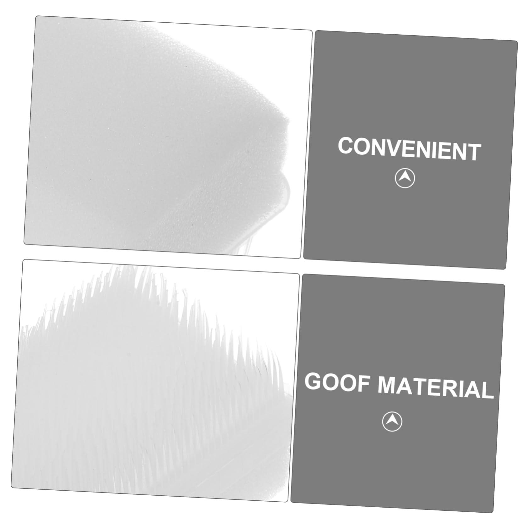 CRILSTYLEO CRILSTYLEO 2pcs Brush Wilbarger Corn Brush Wilbarger Brush Items Defensiveness Hook Hand Scrub Brushes Sensory Brushes Gadgets Method Brush Soft Bristle Nail Brush Vest Plastic White