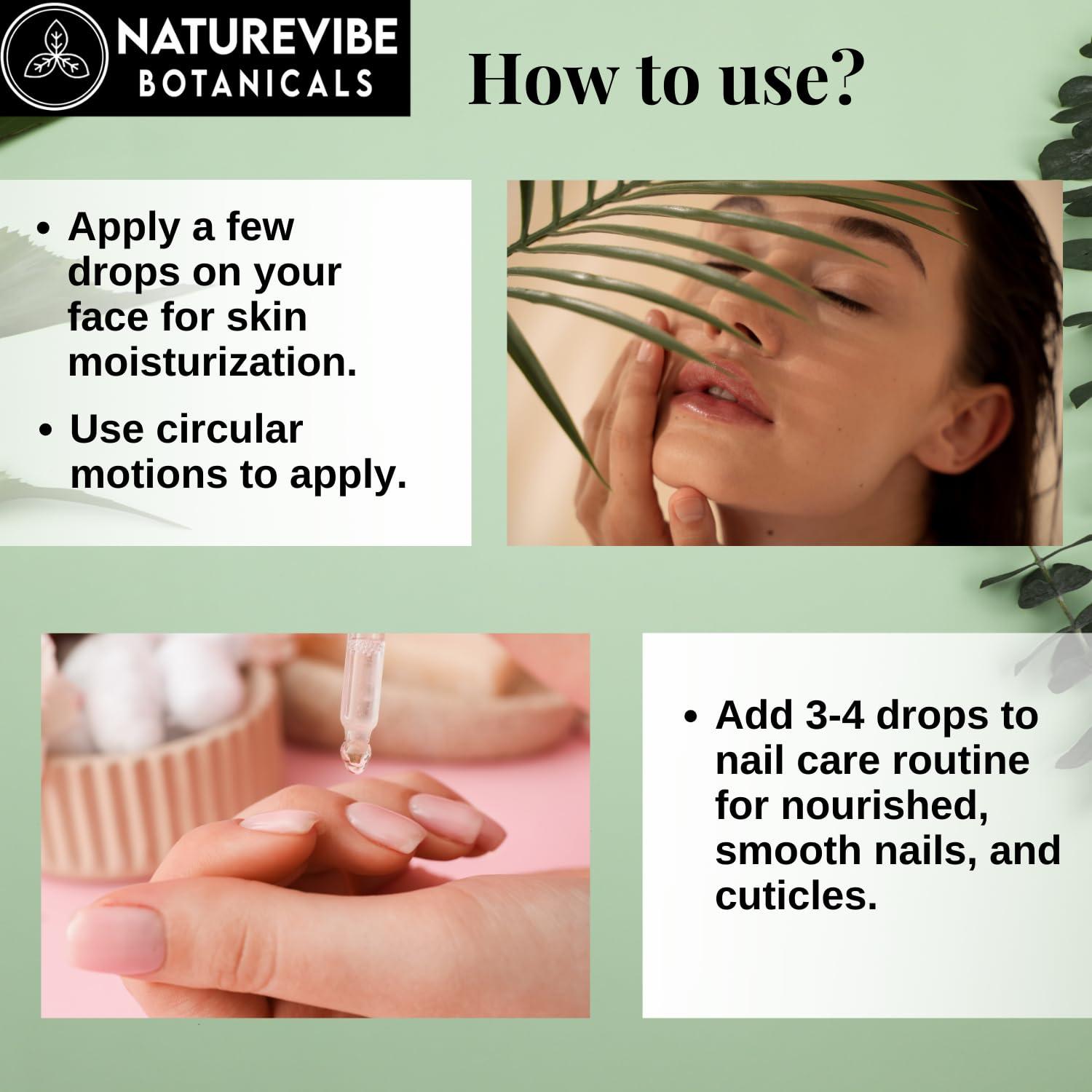 Naturevibe Botanicals Naturevibe Botanicals Tamanu Oil 32 Ounces | 100% Pure and Natural | Great for Skin Care and Hair Care