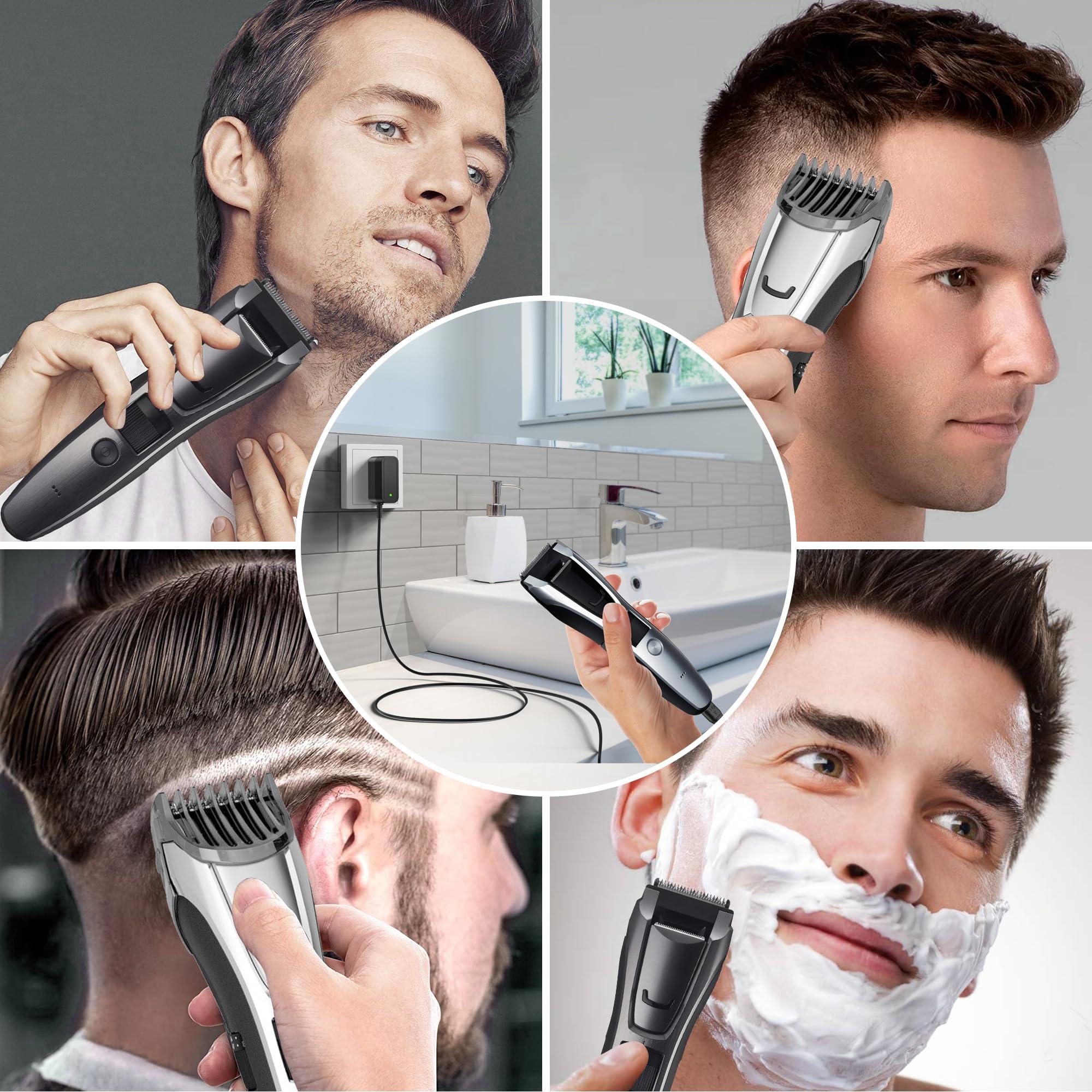 XHUCHINMAL 1.9V Charger for Panasonic Beard Hair Trimmer ER-GB80 ER-GB70 ER-GB60 ER-GK80-S Power Cord for Panasonic Trimmer RE9-45 RE9-52 RE9-70 RE9-86 RE9-46 RE9-49 RE9-76 RE9-52 RC3-27 RC3-32 1.4A AC Adapter