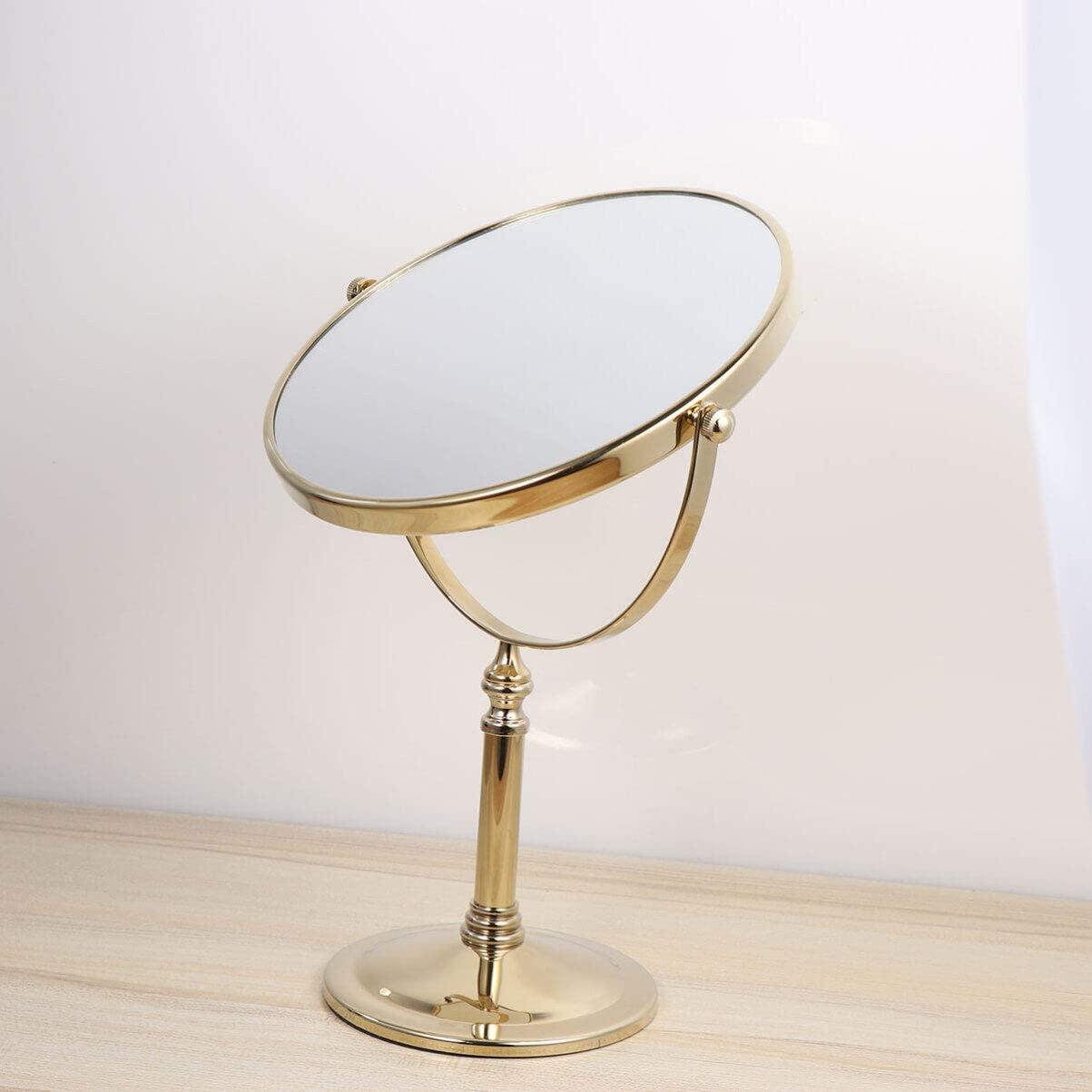 Uonlytech Uonlytech 1PC Swivel Vanity Mirror Makeup Stand Vanity Table Desk Cosmetic Mirror Double Sided Cosmetic Mirror Desk Mirror for Makeup Stand Mirror Dressing Table Mirror Miss Adjustable