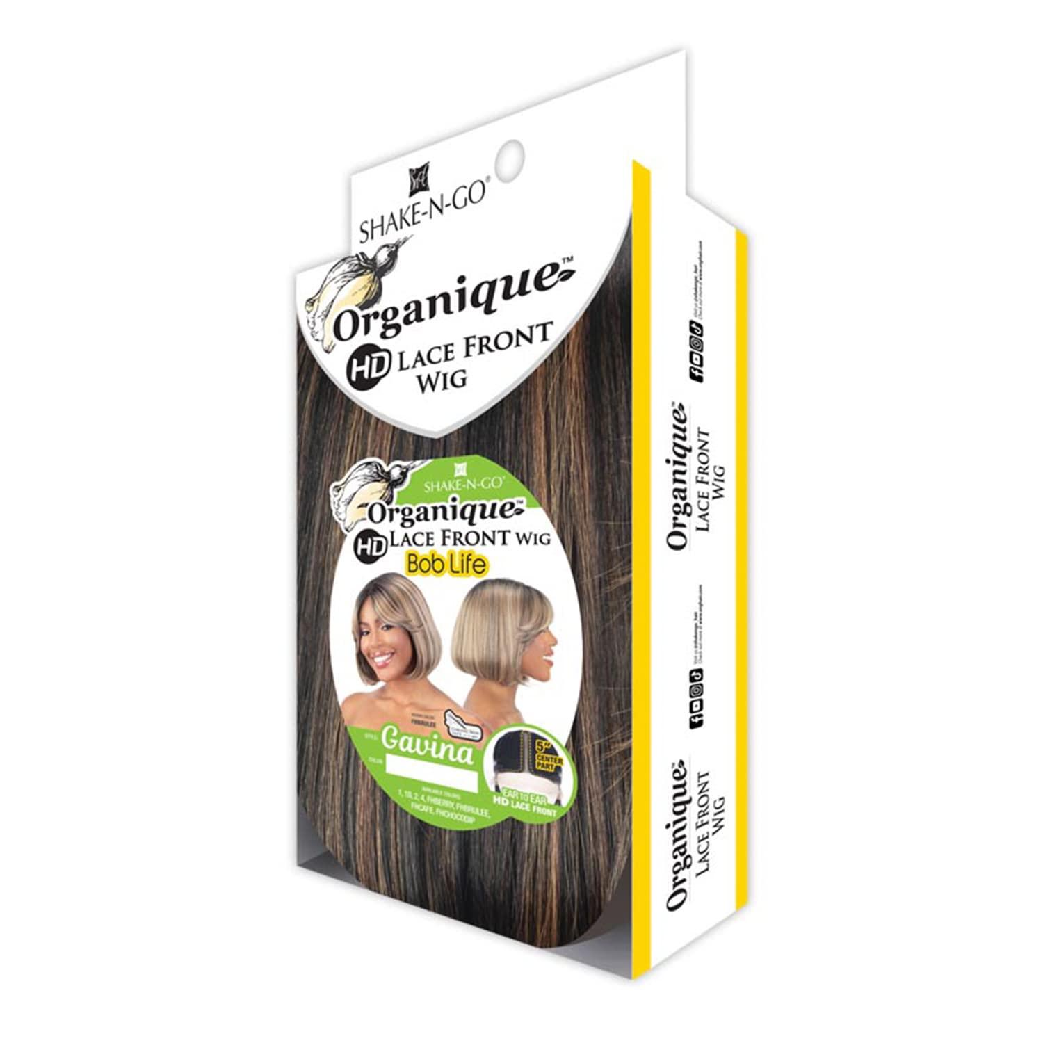 FREE TRESS FREE TRESS Milky Way Organique HD Lace Front Wig Bob Life Gavina (1B)