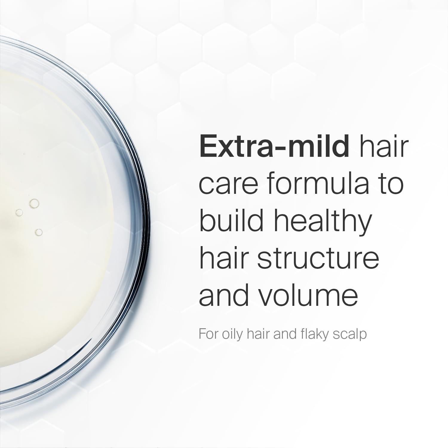 SEBAMED Sebamed Scalp Balancing Shampoo - Gentle Anti Dandruff Shampoo Formula for Oily Hair and Flaky Scalp 33.8 Fluid Ounces (1 Liter with Pump) Pack of 2