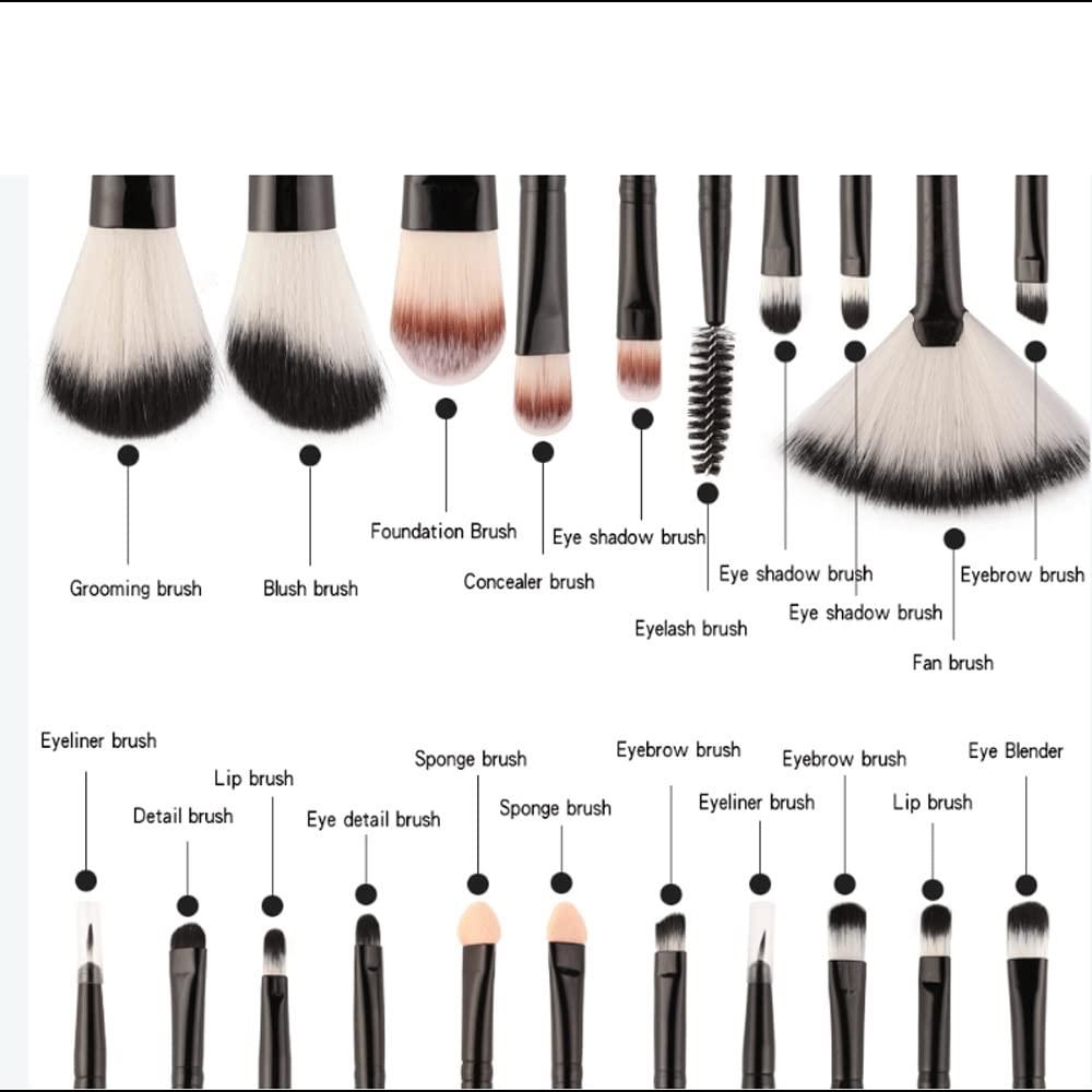 IOCCIOBB 18 Makeup Brush Set (Color : White)
