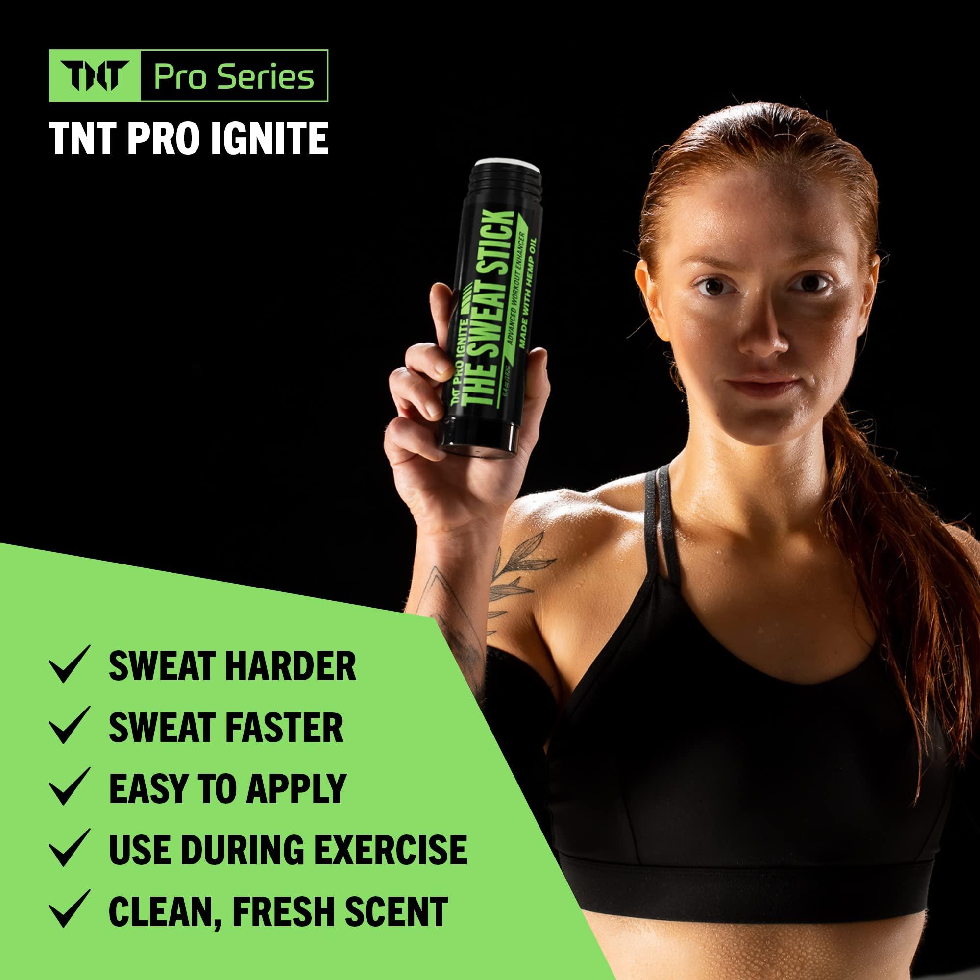 TNT Pro Series TNT Pro Ignite Sweat Cream Stick, Sweat Cream, Pre-Workout Sweat Cream is Helpful as a Hot Cream, Sweat Gel