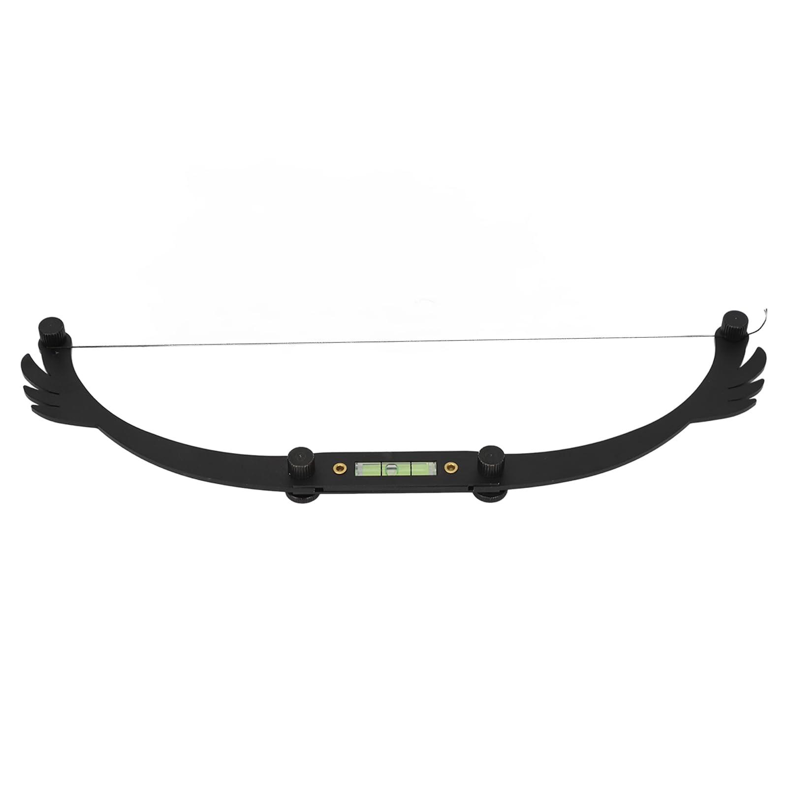 Dioche Bow Tattoo Line Ruler Foldable Eyebrow Makeup Ruler Microblading Permanent Makeup Eyebrow Marker Ruler Eyebrow Mapping Tool Kit Featuring Bow with String (Black)