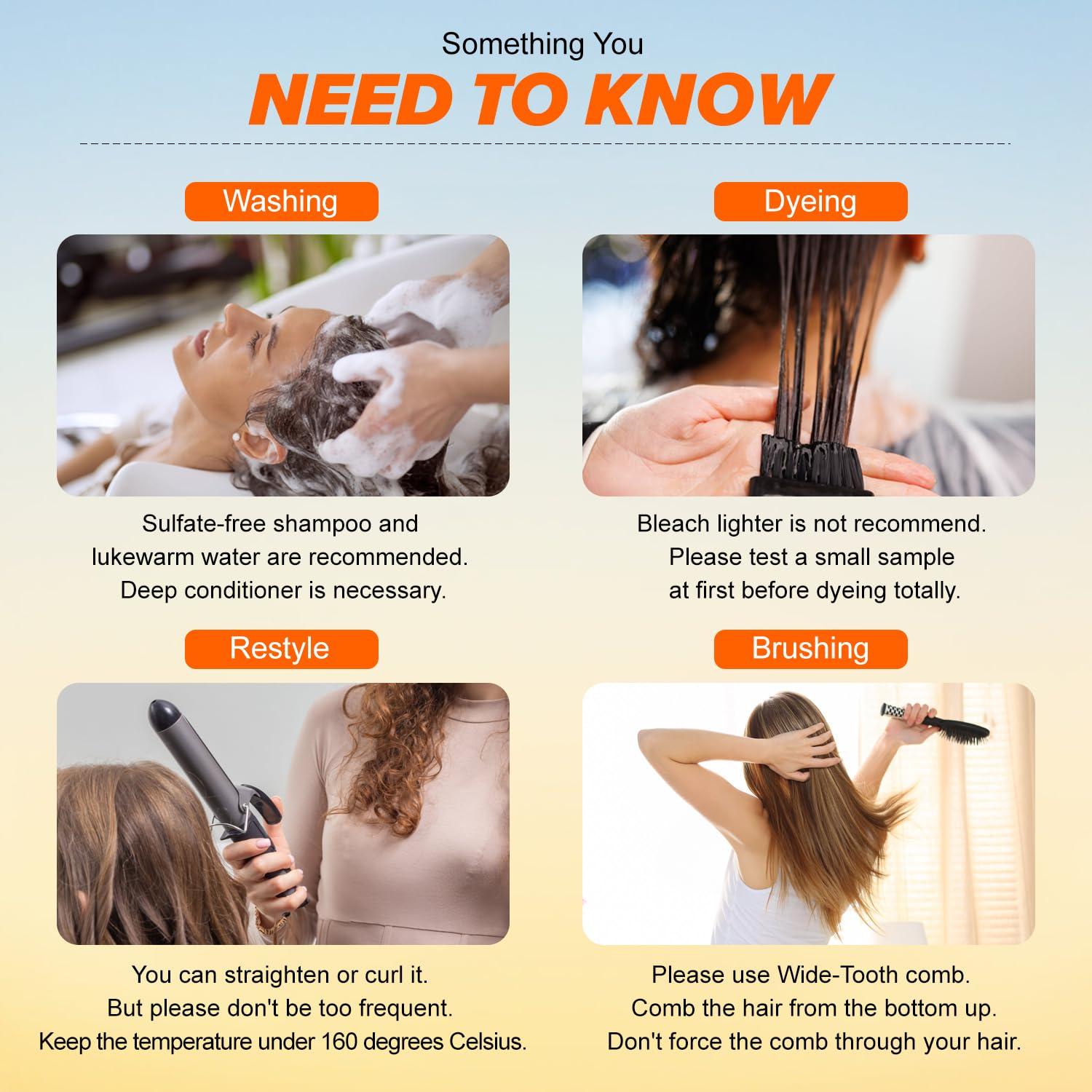 ALHER ALHER Ginger Bundles Human Hair Body Wave Ginger Bundles 350 Bundles Human Hair Sew In Weave Wavy 3 Bundles for Black Women 10A 100% Brazilian Remy Hair Soft Thick Copper Orange Color 10 12 14 Inch