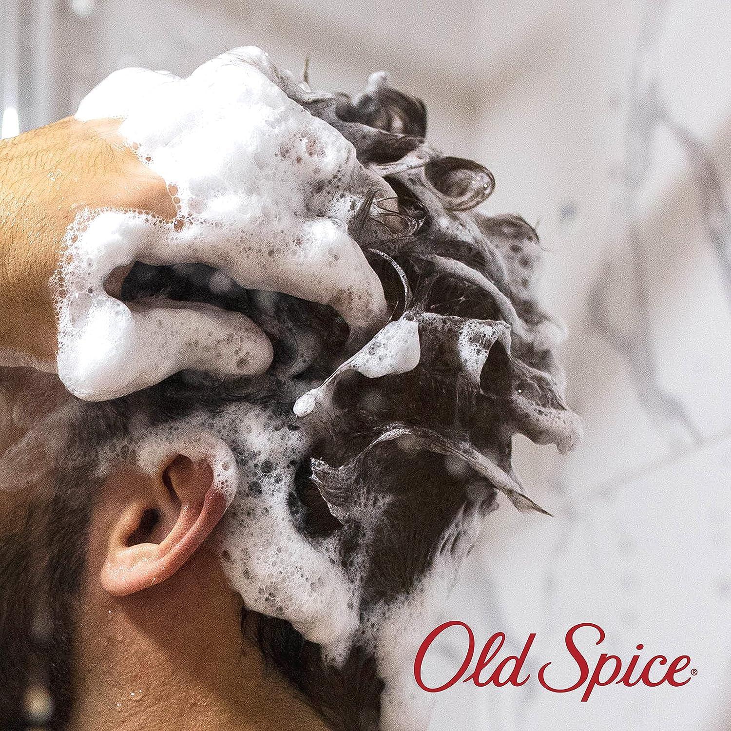 Old Spice Old Spice Men's 2-in-1 Shampoo and Conditioner, MambaKing, Twin Pack, 43.8 Fl Oz