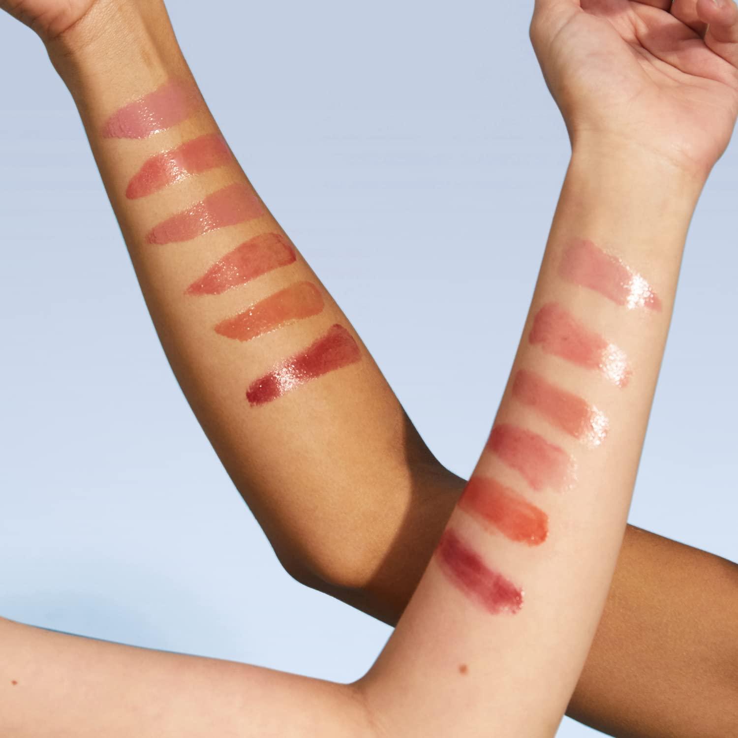 Lanolips Lanolips Tinted Lip Balm - Enriched with Lanolin Oil for Shine & Hydration - Hydrating Tinted Lip Gloss Tube - Rhubarb (12.5g / 0.44oz)