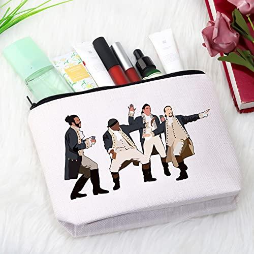 GJTIM GJTIM Hamlton Gift Broadway Musical Theatre Makeup Bag Accessory Zipper Pouch for Fans (Hamilton Musical Makeup)