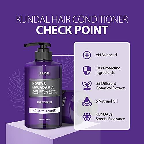 Kundal KUNDAL Honey&Macadamia Hydro-Intensive Protein Premium Nature Hair Treatment(Fuzzy Navel) 500ml