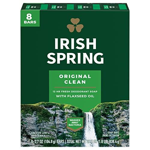 Irish Spring Irish Spring Deodorant Soap, Original Bar Soap (8 Count)