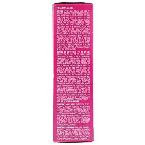 Nair Nair Hair Remover Wax Ready-Strips 40 Count Face/Bikini (6 Pack)