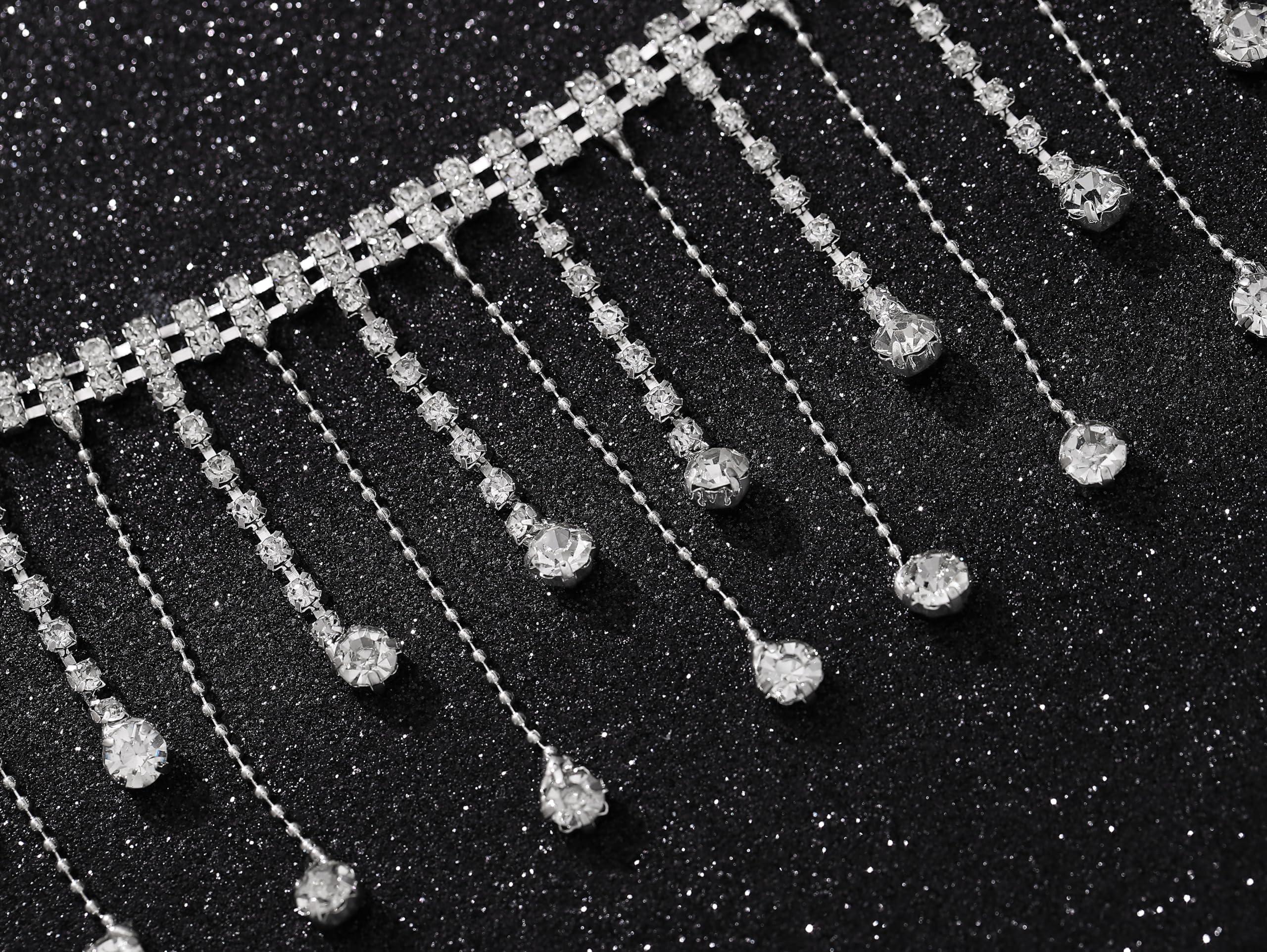 Yikisdy Yikisdy Silver Crystal Headband Sparkly Rhinestone HeadPiece Fashion Wedding Head Piece