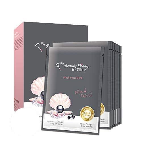 My Beauty Diary My Beauty Diary Black Pearl Brightening Facial Face Mask (8 Sheets)- New English Version