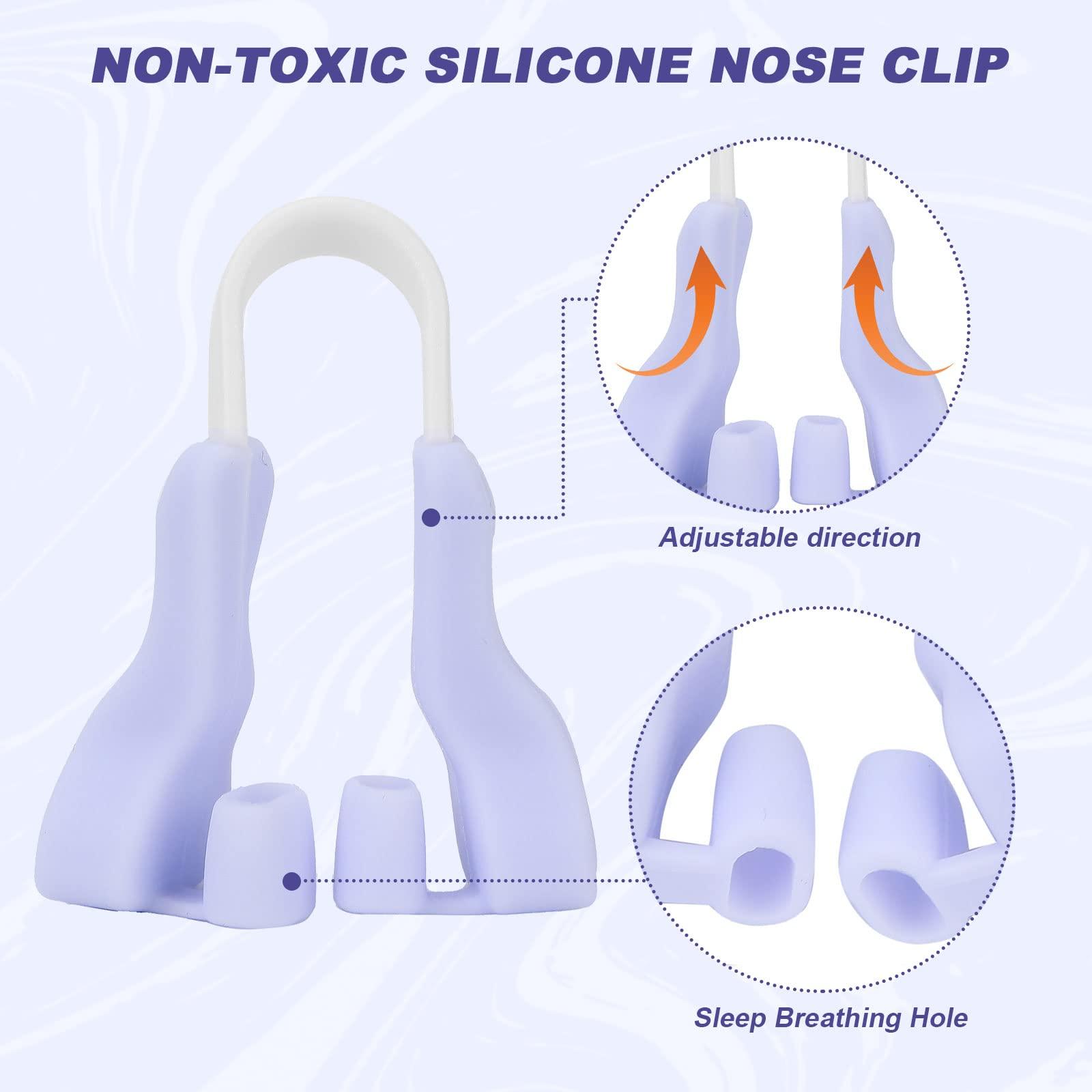 Yoboamic Yoboamic Nose Shaper Lifter, Pain-Free Nose Straightener for Nose Uplifting and Shaping, Soft Silicone Nose Shaper for Women Man Nose (Purple)