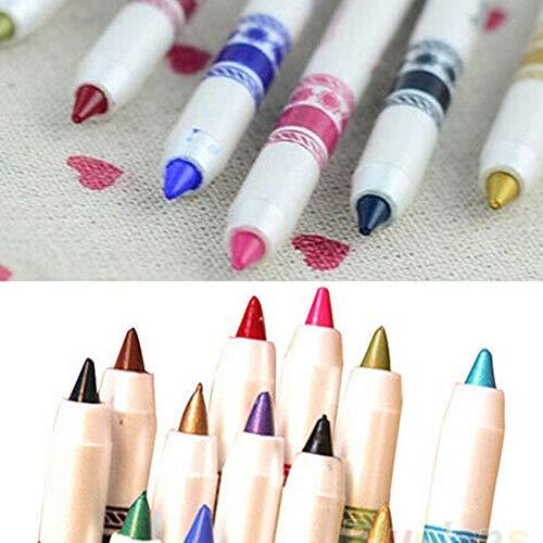 Acxico Acxico 12 pcs colors glitter lip liner eyeshadow eyeliner