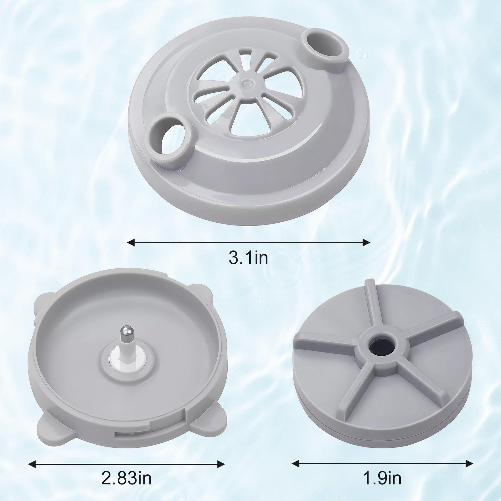 SZHY-LINK SZHY-LINK Replacement Magnetic Jet Motor Head BF-004 Compatible for LURACO Jet Motor Pedicure SPA Chair Part - Pedicure SPA Tubs Contains Propeller and Cover