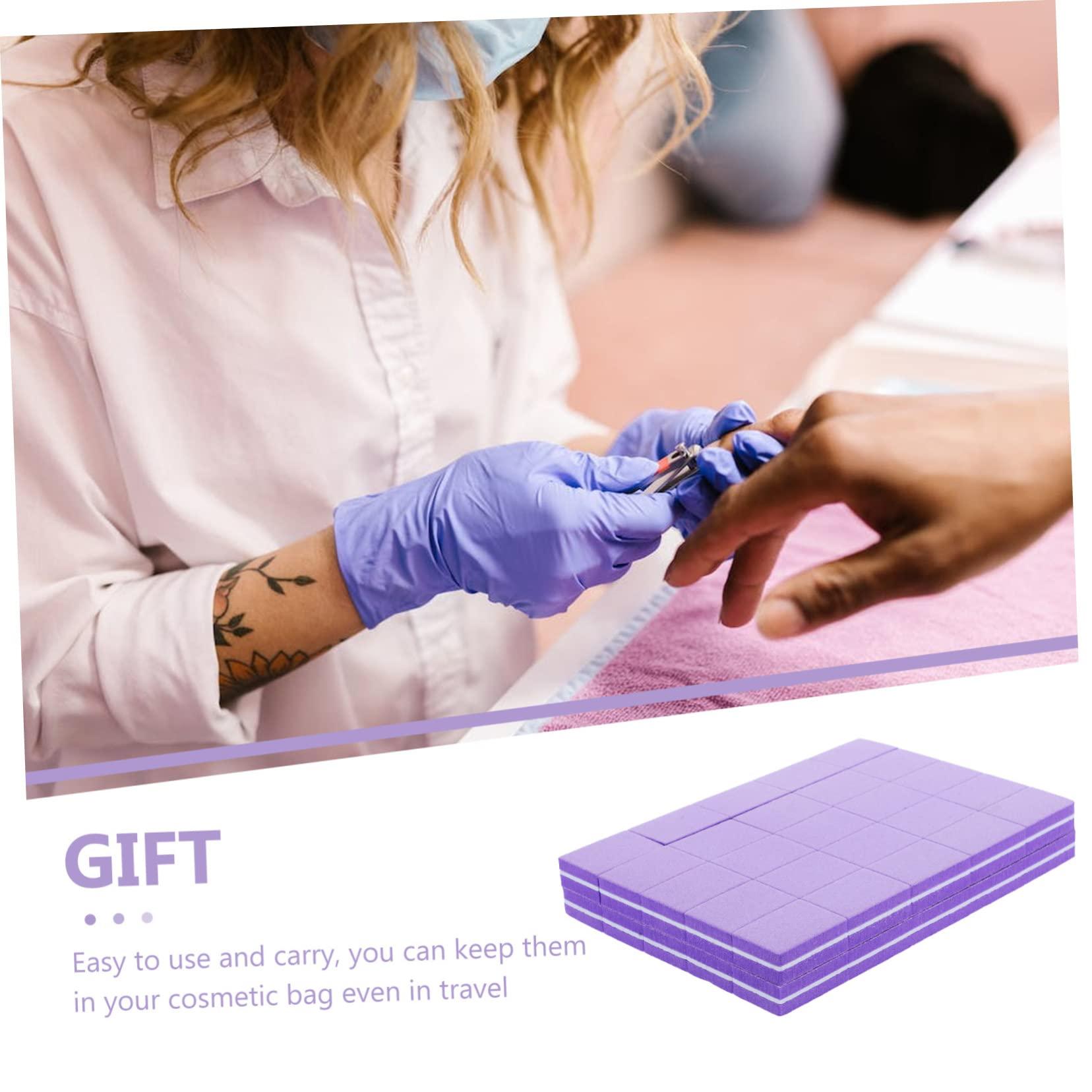 PLAFOPE PLAFOPE Professional Manicure Kit 50pcs Nail File Buffer Block Sponge Nail Buffers Fingernail Files Buffer Nail Buffing Block for Acrylic Nails