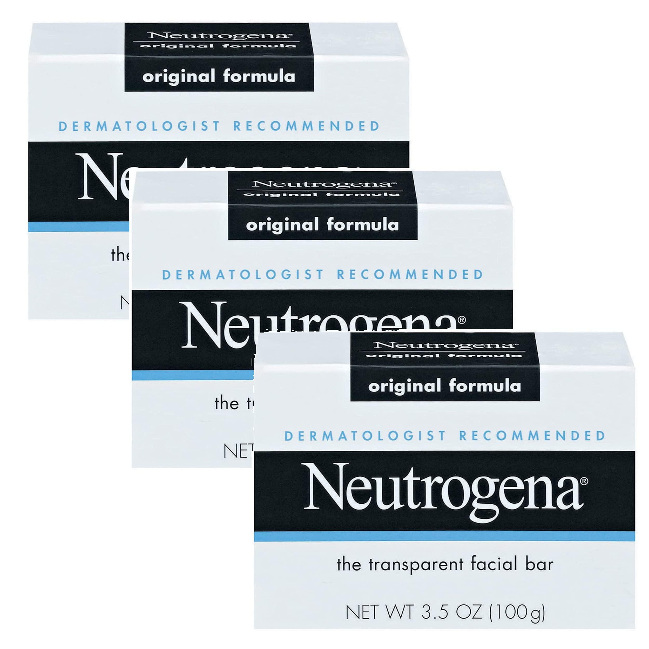 Neutrogena Neutrogena Transparent Facial Bar Bonus Pack, Original Formula - 3 ea