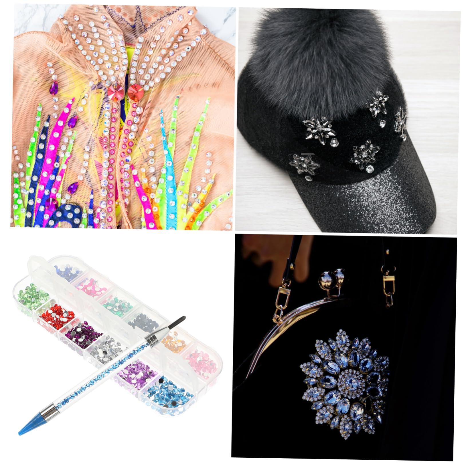 FOMIYES FOMIYES 2 Sets Rhinestone Applicator Fixate Beads Adjust Placement Decorate Home Cell Phone Case Glasses Card Art