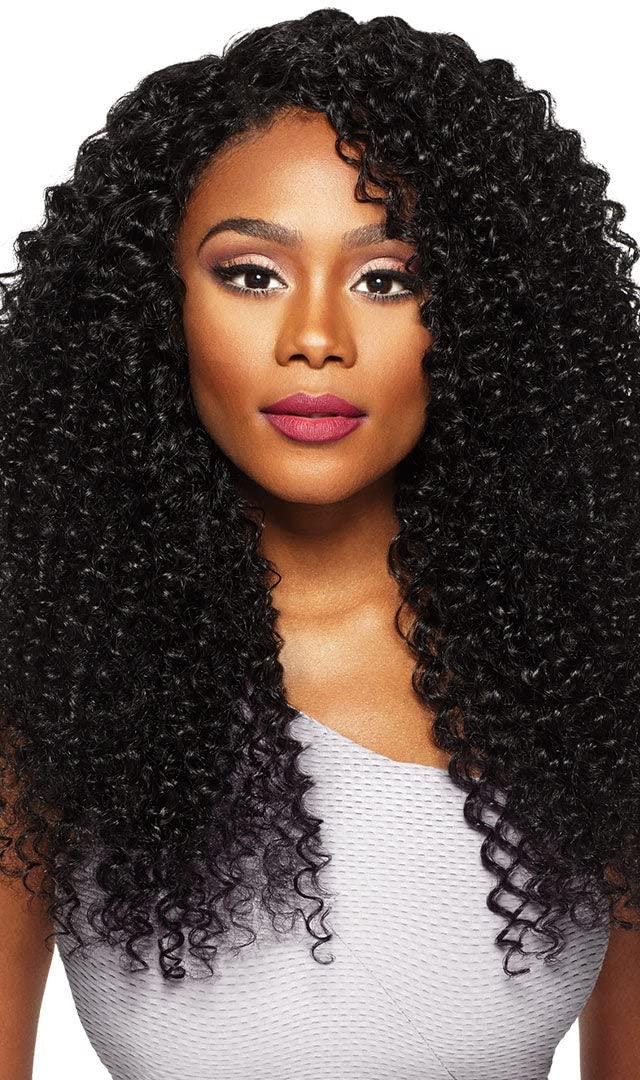 Outre Outre Purple Pack Curly Wavy Style Human Hair Weaves - PINEAPPLE WAVE 14 (T1B/BU)