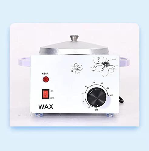 Zeromall Single Pot Wax Warmer, Professional Electric Wax Heater Machine Facial Skin SPA Equipment with Adjustable Temperature Set