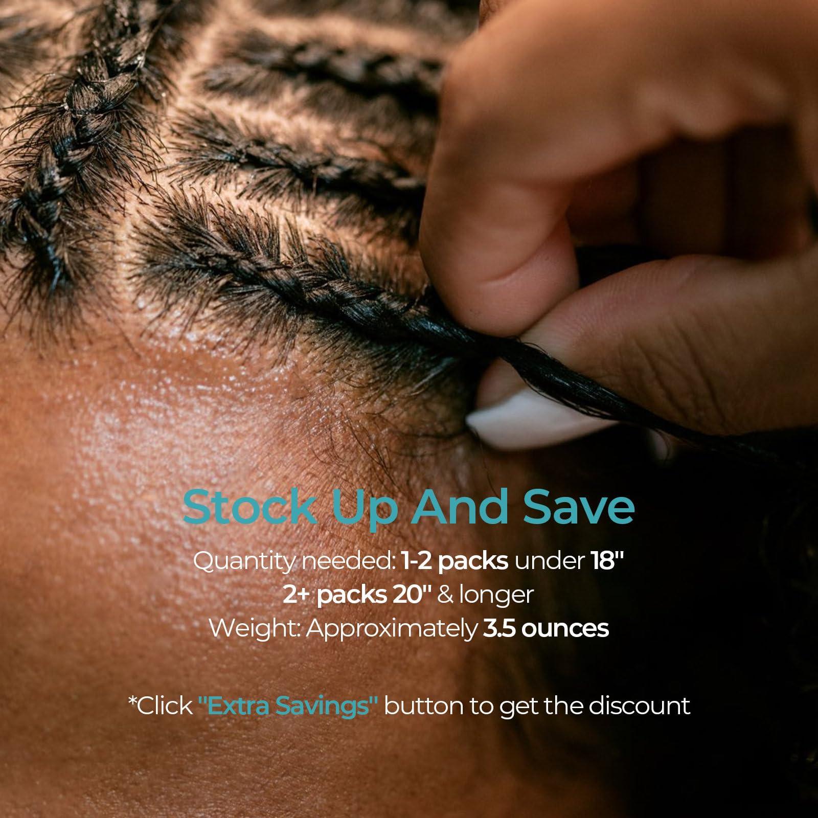 Lvnatu Lvnatu Ginger 350 Human Hair Bundles Curly for Braiding Hair Boho Knotless Braids Bohemian Wet and Wavy Deep Wave Bulk No Weft 2 Bundles 100g 22 Inch